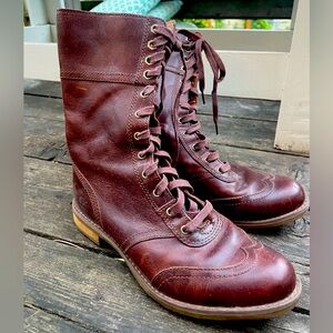 Timberland leather boots size 6 women’s